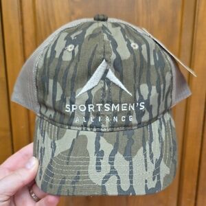Sportsmen's Alliance Camo Trucker Outdoor Cap Olive Tan